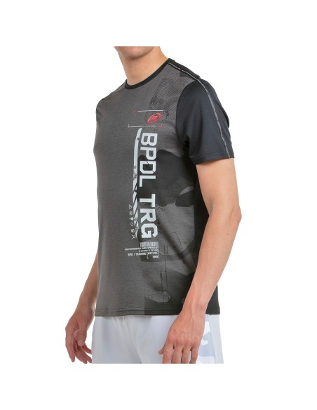 CAMISETA BULLPADEL ESTRE 151 GRIS MEDIO VIGORE | Ofertas de pádel